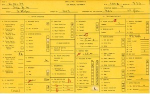 WPA household census for 407 S HOPE, Los Angeles