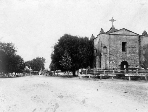 Mission San Gabriel Arcangel, circa 1870