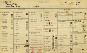 WPA household census for 1665 MORTON, Los Angeles
