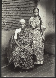 A Tamil christian woman and her daughter