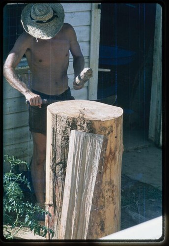 Man with stump