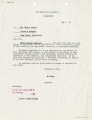 Letter from D. S. Myer, Director, War Relocation Authority to Mr. [John Victor] Carson, May 7, 1943