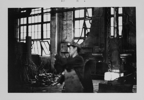 Male Worker in a Factory