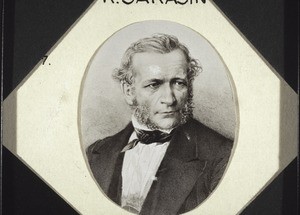 Karl Sarasin, member of the Cantonal government, 1852-62, 1879-84
