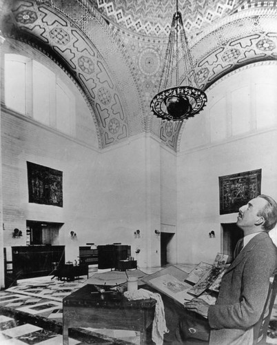 Dean Cornwell in Central Library rotunda