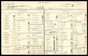 WPA household census for 137 West 84th Street, Los Angeles County