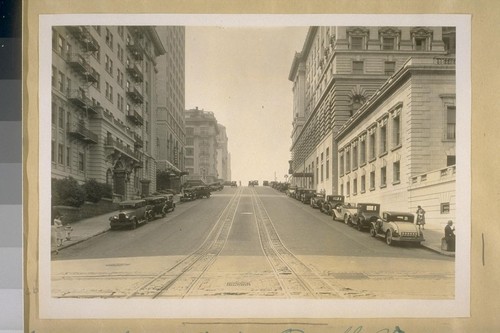 West on Calif. St. from Powell St. Sept. 1929
