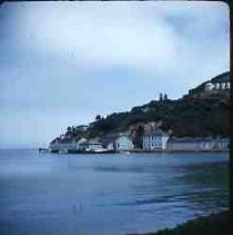 Slides of California Historical Sites. Hospital Cove, Angel Island, Calif