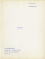 The President - English Script, Bruce Herschensohn, December 19, 1963