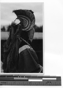 Aboriginal tribeswoman in Lanzhou, China, 1944