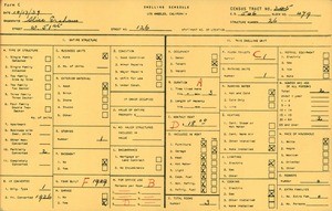 WPA household census for 126 WEST 51ST STREET, Los Angeles County
