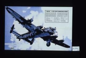 "Lancaster" - o aviao pesado de bombardeamento Britanico