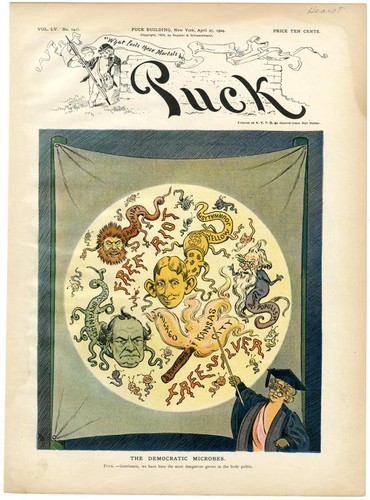 The Democratic Microbes,' Puck Magazine, 1904