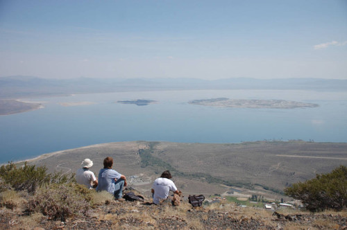 View east to Mono Lake from the high point of the day