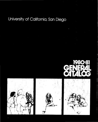 UC San Diego General Catalog, 1980-1981