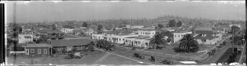 Long Beach residential and Signal Hill oil field. 1922