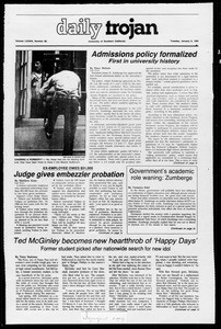 Daily Trojan, Vol. 89, No. 61, January 06, 1981