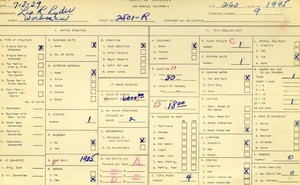 WPA household census for 2501 WORKMAN, Los Angeles