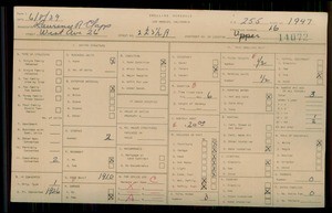 WPA household census for 223 1/2 W 26TH AVENUE, Los Angeles