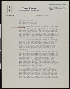 Frank Seaman, letter, 1936-01-03, to Hamlin & Zulime Garland