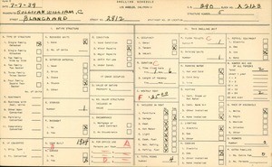WPA household census for 2812 BLANCHARD, Los Angeles
