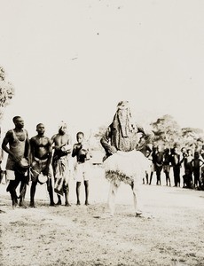 Man in traditional costume, Nigeria, ca. 1938