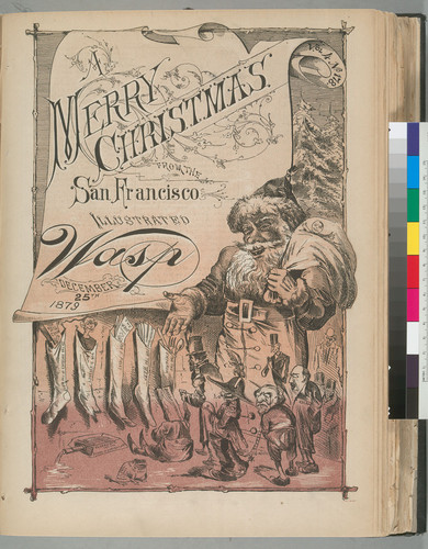 "A Merry Christmas from the San Francisco Illustrated Wasp" [cover]