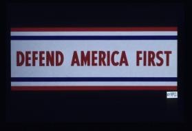 Defend America first