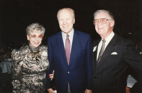 President Gerald Ford with Madeline and Robert Williamson