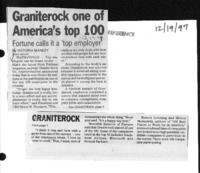 Graniterock one of America's top 100