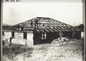 A small orphanage being built in Bafut 1938