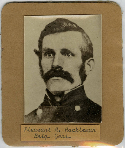 Photograph of Pleasant A. Hackleman, ca. 1861