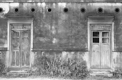 Old building, La Chamba, Colombia, 1975