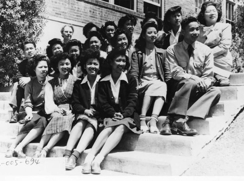 Members of the Los Angeles Chinese Students Club