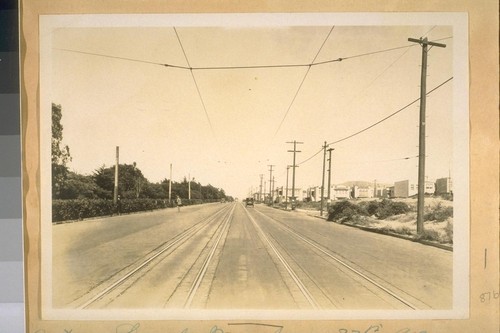 East on Lincoln Way from 37th Ave. July 1928