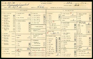 WPA household census for 465 EAST 27TH STREET, Los Angeles