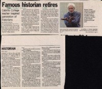 Famous historian retires