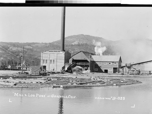 "Mill & Log Pond" at Graeagle, Calif