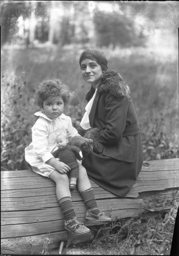 NPS Individuals, Mrs. John R. White and daughter Phyllis
