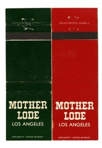Mother Lode matchbook covers