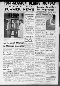 Summer News, Vol. 8, No. 12, July 31, 1953