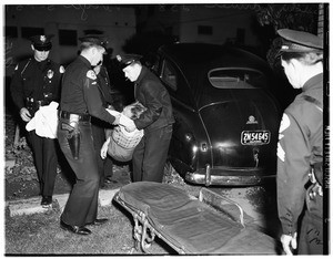 Heart attack--auto crash, 1258 North Virgil, 1951