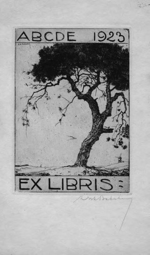 A B C D E (L'Association Belge des Collectionneurs et Dessinateurs d'Ex-Libris)