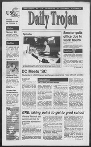 Daily Trojan, Vol. 123, No. 15, September 22, 1994