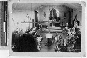 Trappist chapel during Passiontide, Hakodate, Japan, ca. 1920-1940