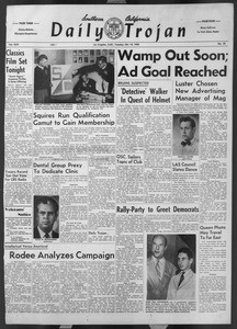 Daily Trojan, Vol. 44, No. 22, October 14, 1952