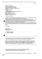 [Email from Mounif Fawaz to Stephen Perks and Gerald Barry regarding Chabahar progress]