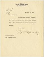 Letter from William Randolph Hearst to Julia Morgan, December 22, 1930