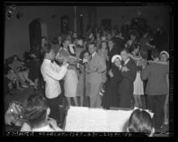 UCLA students dancing at Ball Night on the eve of graduation, Los Angeles, 1940