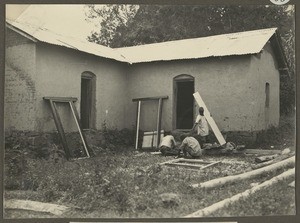 At the master carpenter's, Tanzania, ca.1929-1940